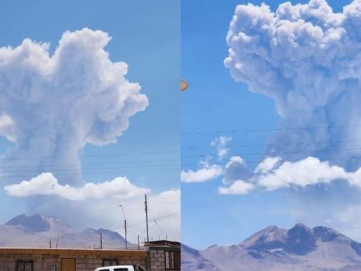 SERNAGEOMIN AUMENTA A ALERTA NARANJA TRAS CAMBIO EN ACTIVIDAD DEL VOLCÁN LASCAR