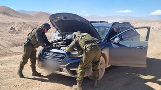 Recuperan automóvil robado en Antofagasta a pocos kilómetros de la frontera con Argentina