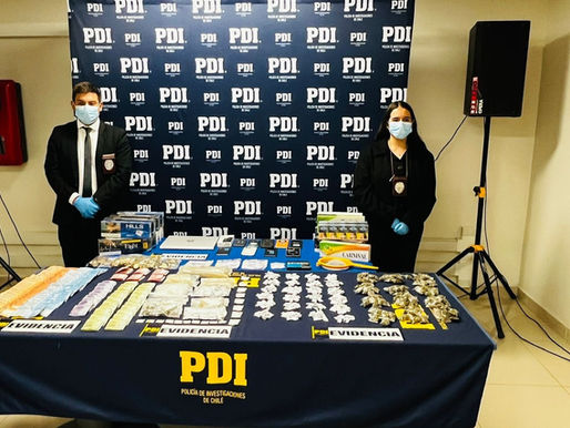 Desarticulan dos puntos de acopio y venta de drogas en Calama y detienen a cuatro extranjeros