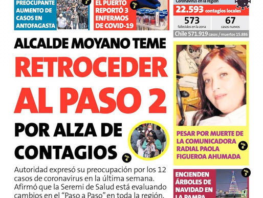 TITULARES DE LOS PRINCIPALES DIARIOS DE LA REGIÓN PARA HOY LUNES 14