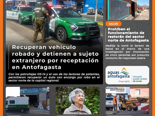 Portada N°699 de Radio Antofagasta Online para hoy miércoles 5 de noviembre del 2025.