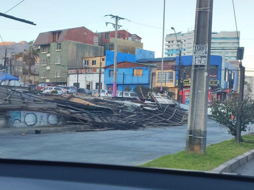 Vientos debieran declinan en las próximas horas, los cuales han alcanzado los 50 km/h en Antofagasta