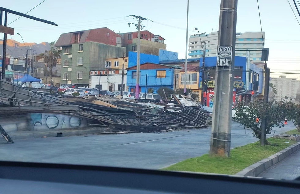 Vientos debieran declinan en las próximas horas, los cuales han alcanzado los 50 km/h en Antofagasta