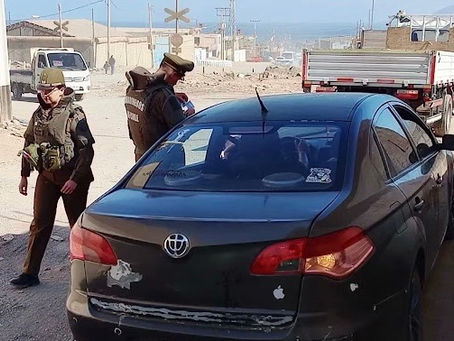 Fiscalización en La Chimba: operativo deja un detenido por porte de droga y tres denuncias por infracciones migratorias