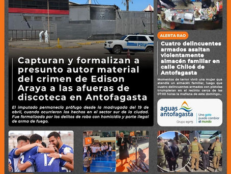 Portada N°881 de Radio Antofagasta Online para hoy lunes 22 de junio de 2026