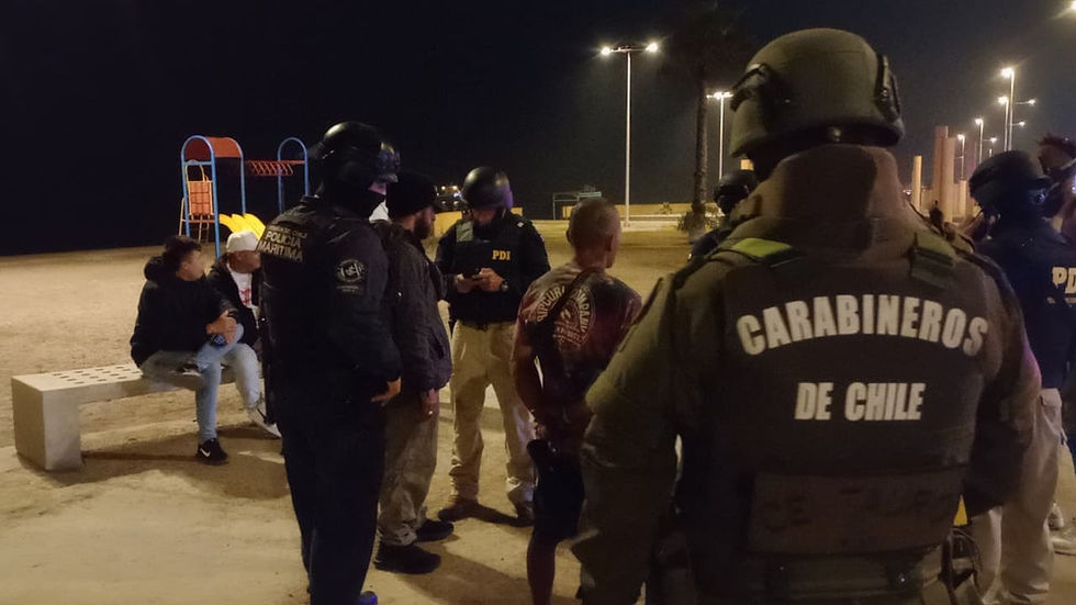 Detectan conductores bajo efectos de alcohol y drogas: operativo en Antofagasta por fin de semana largo deja 11 detenidos