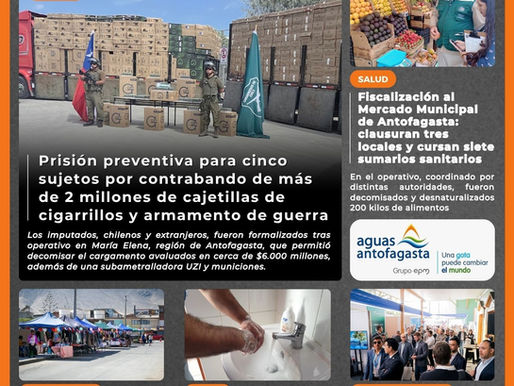 Portada N°843 de Radio Antofagasta Online para hoy miércoles 6 de mayo de 2026