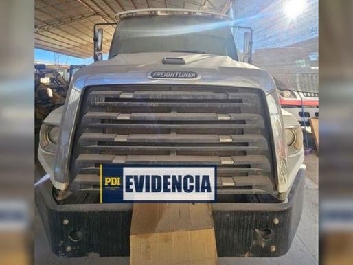 Recuperan camión avaluado en $84 millones en Calama: detienen a mujer por receptación