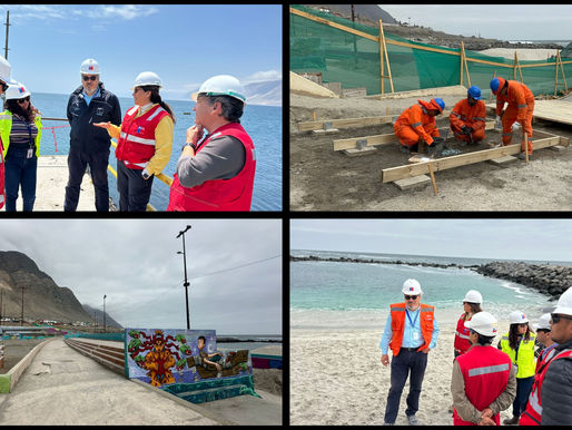 MOP INICIA OBRAS DE RECUPERACIÓN DE PLAYA COVADONGA Y MUELLE DE CALETA PUNTA ARENAS