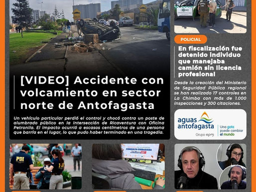 Portada N°638 de Radio Antofagasta Online para hoy jueves 21 de agosto del 2025.