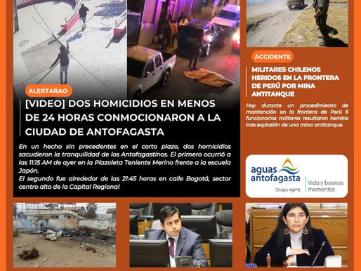 Portada N°26 de Radio Antofagasta Online para hoy Martes 1 de Agosto del 2023