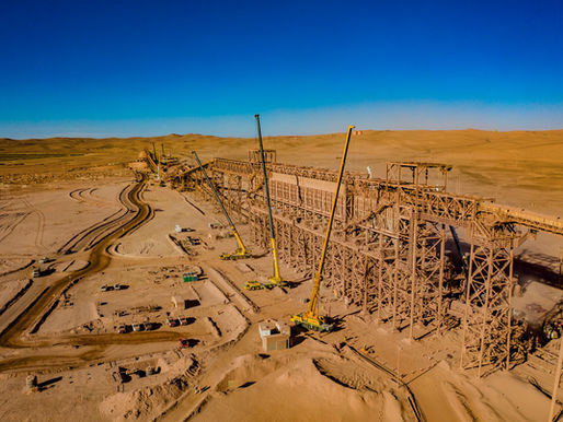 Antucoya puso en marcha innovador sistema de control de polvo que reduce en un 40% las emisiones de material particulado