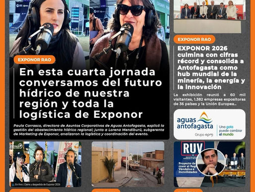 Portada N°873 de Radio Antofagasta Online para hoy viernes 12 de junio de 2026
