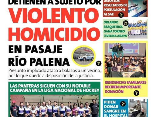 PORTADAS DE LA PRENSA ESCRITA LOCAL PARA HOY MIÉRCOLES 26 DE OCTUBRE