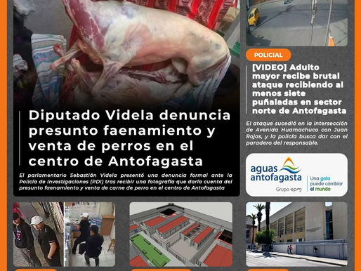 Portada N°549 de Radio Antofagasta Online para hoy jueves 8 de mayo del 2025.