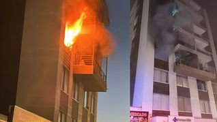 Incendio destruye por completo departamento en el sector norte de Antofagasta