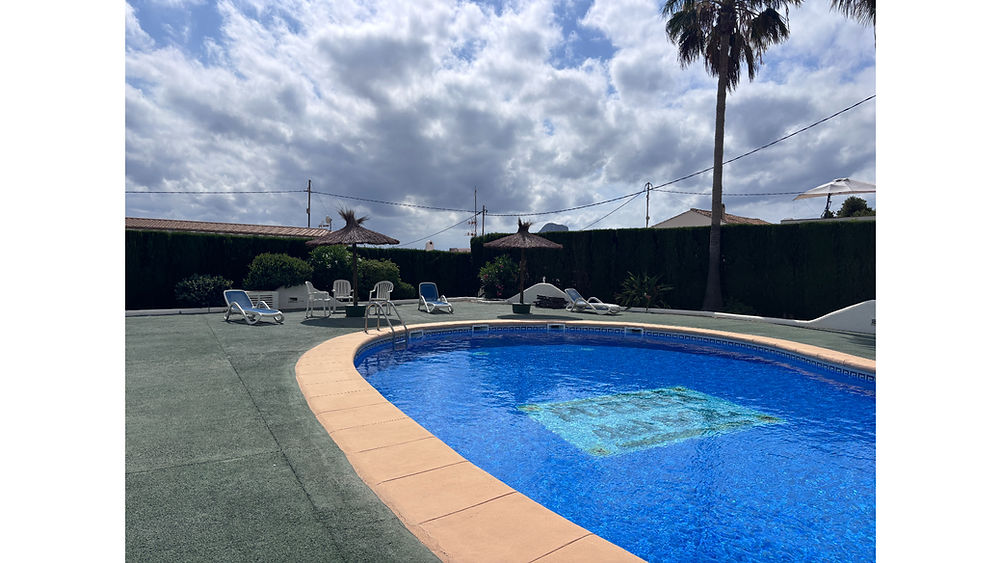 Outdoor swimming pool at Sunny Bungalow in Calpe