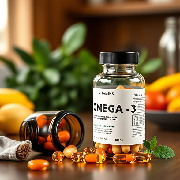vitamins in bottle on table , realistic with omega-3 fatty.jpg