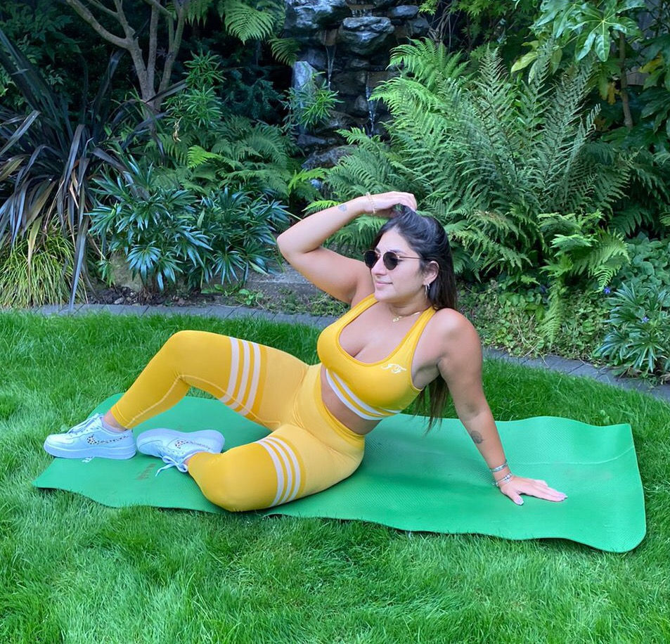 Thumbnail: Yellow Varsity Leggings