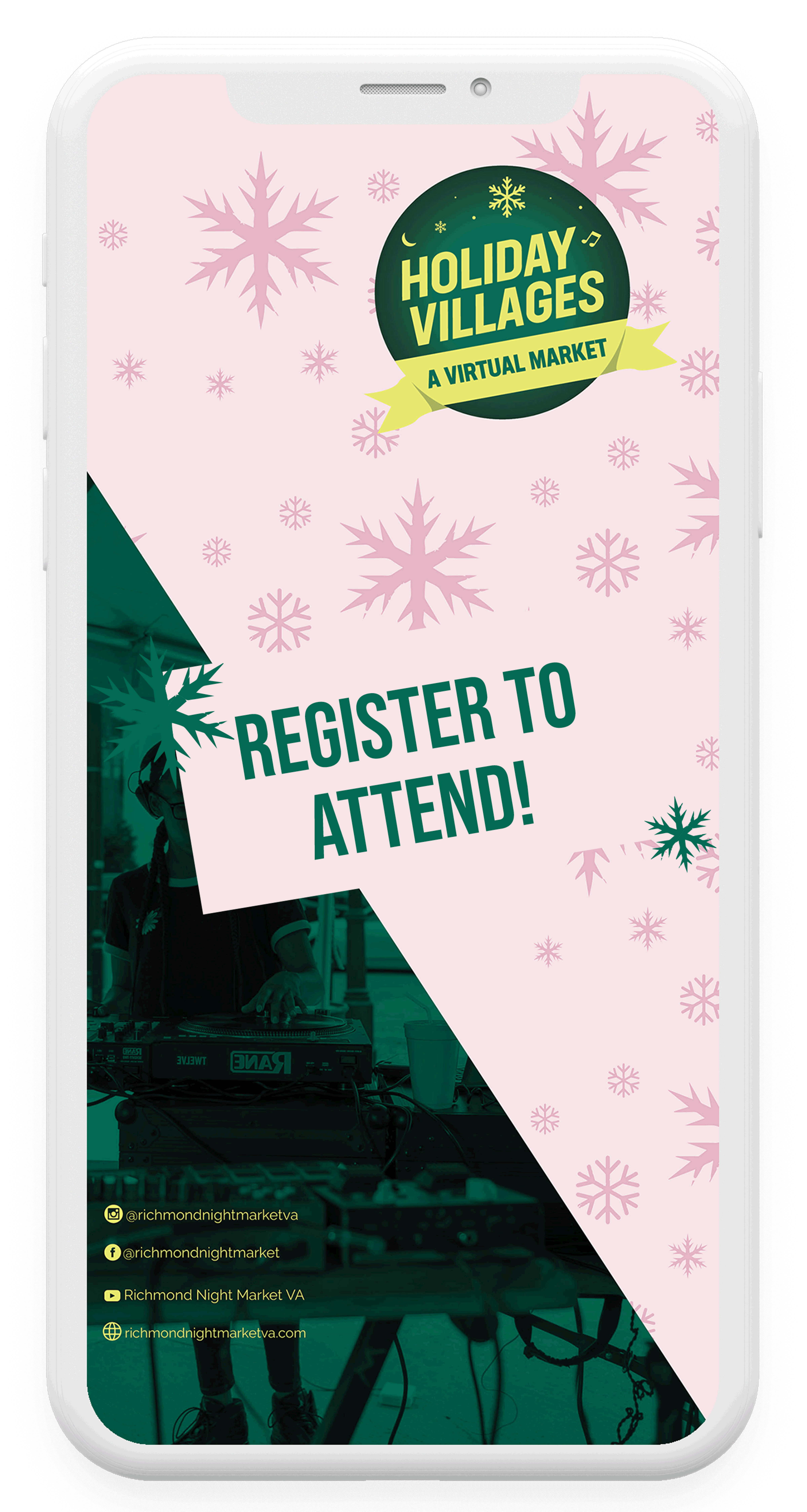 RNM_Holiday-Villages-countdown-Iphone-Mockup.gif