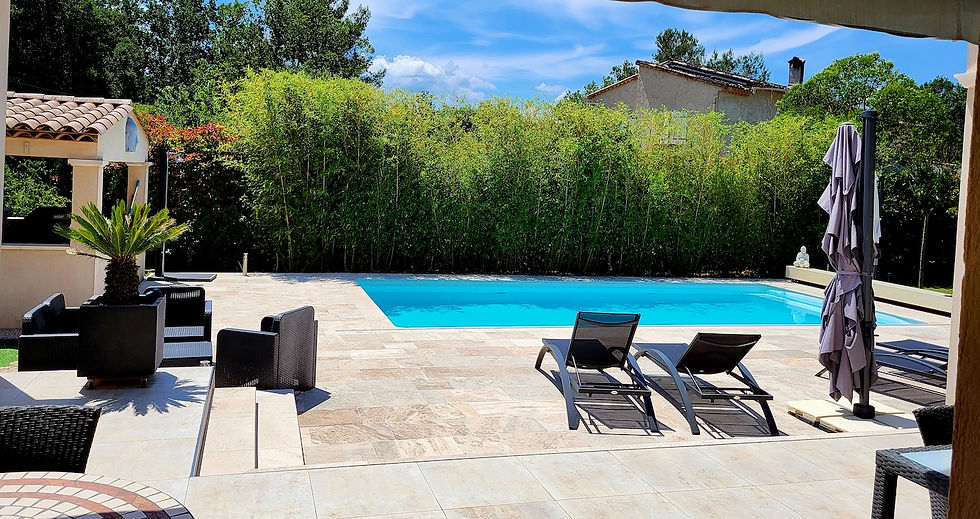 Villa de l'un de nos clients, Canton de Fayence