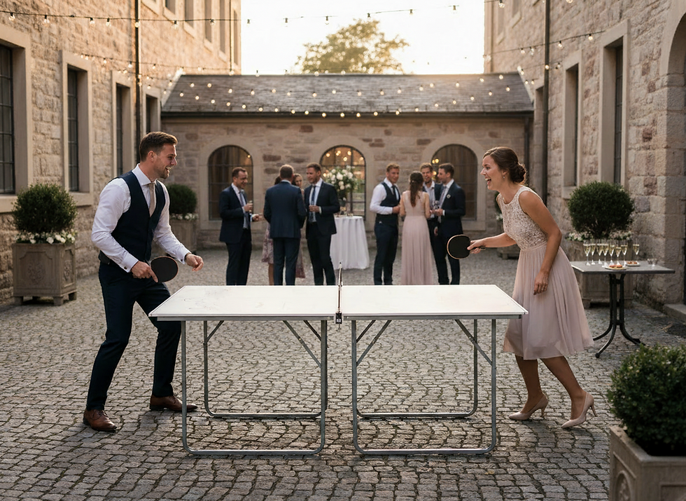 Hochzeitsspiele | Tischtennis Platte mieten