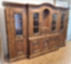 Miniaturbild: Voglauer Anno 1900 dunkel Wohnwand Wohnzimmerschrank Glasschrank Vitrinenschrank Glasvitrine Wohnzimmervitrine Esszimmer