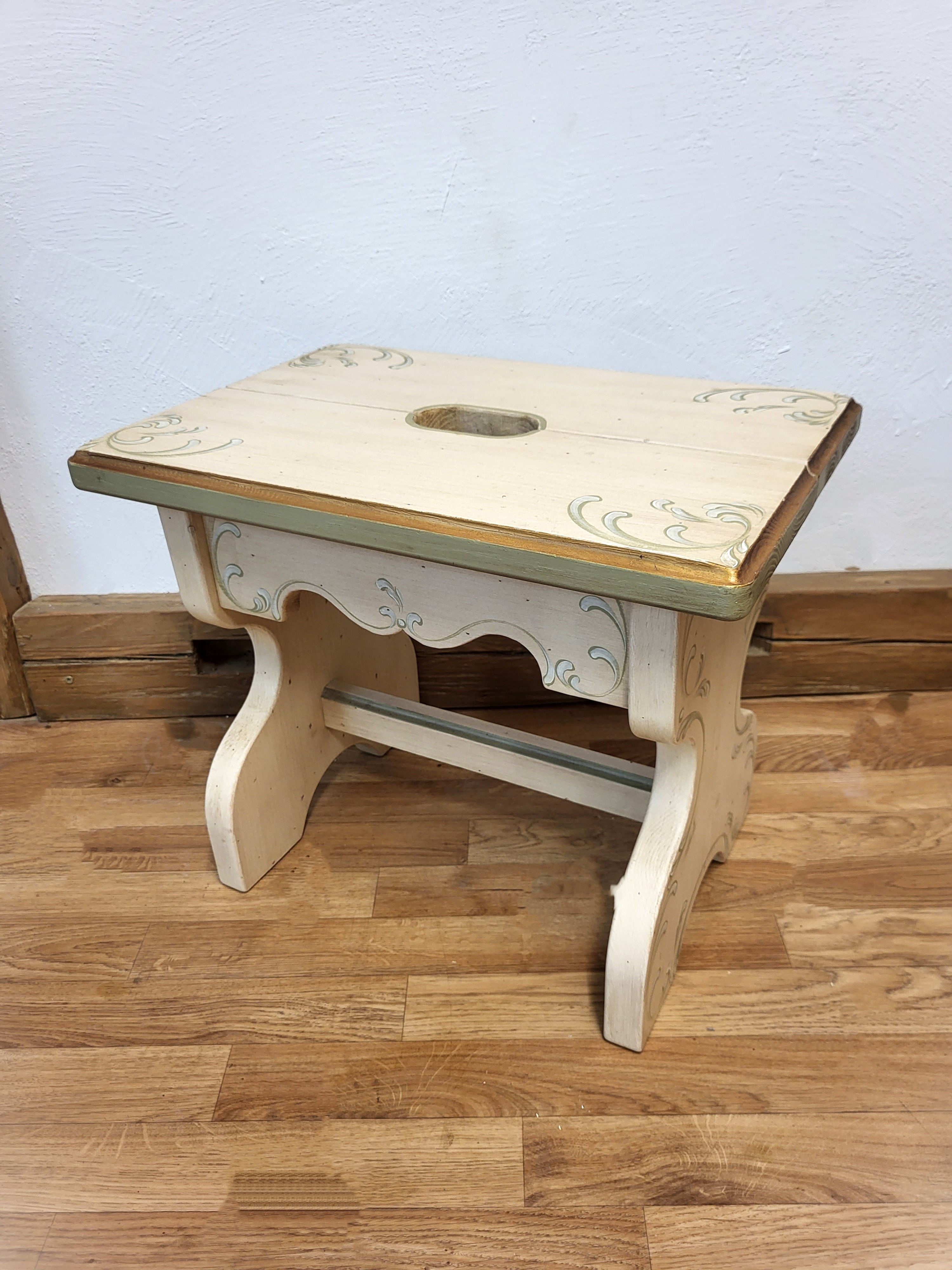 Holzschemel | Voglauer 1700 weiß