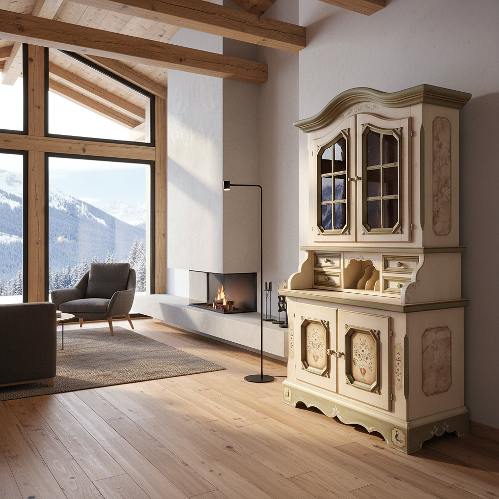 Sekretär antik | Voglauer Anno 1700 weiß