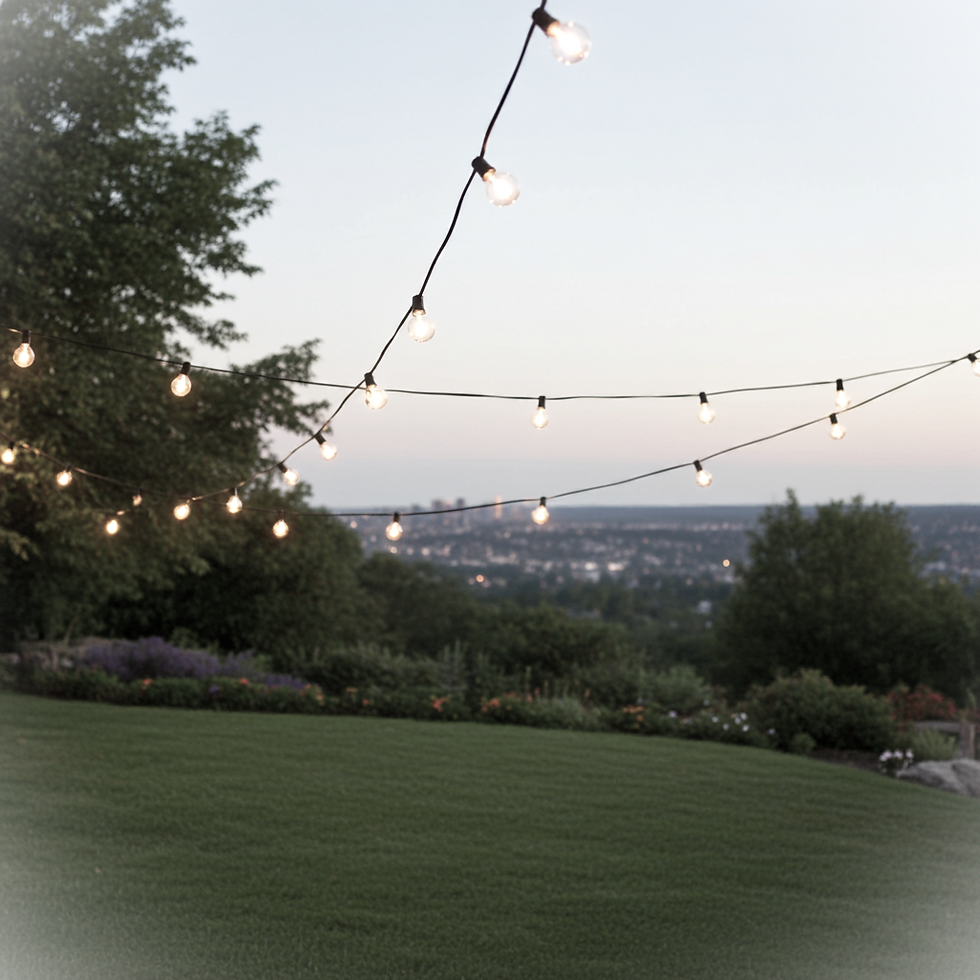 Partylichter mieten | Lichterkette 60 m