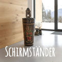 Schirmständer Holz Landhausstil Voglauer Anno 1800 braun antik