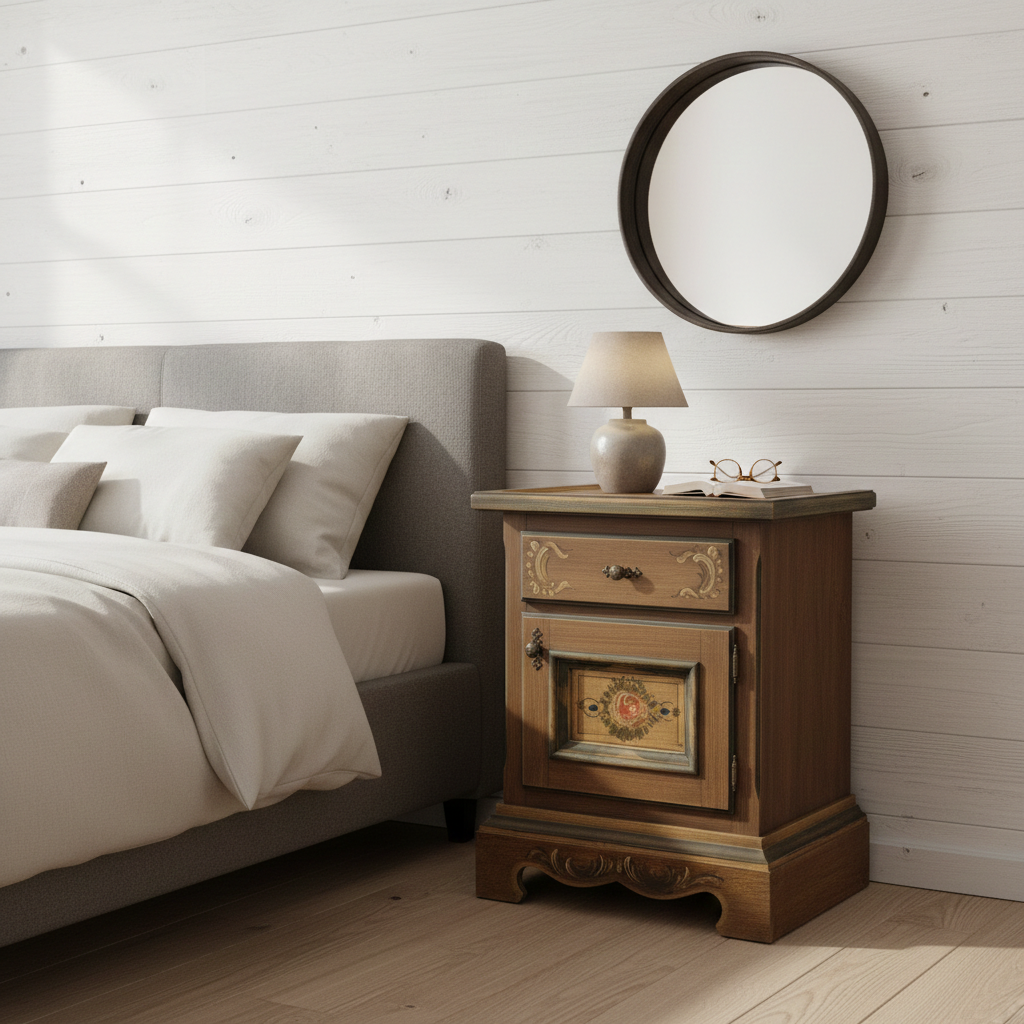 Nachttisch antik | Voglauer Serie Abtenauer braun