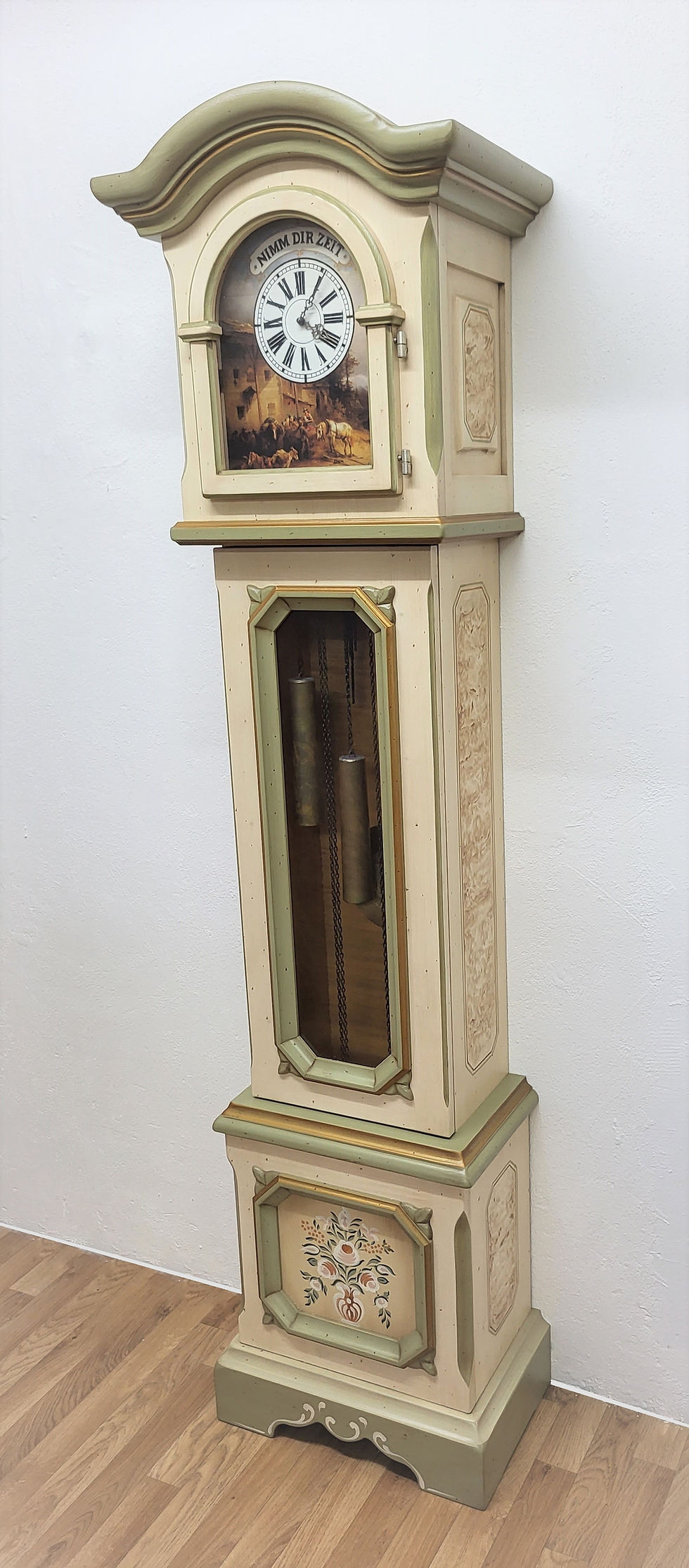 Standuhr antik | Voglauer 1700 weiß