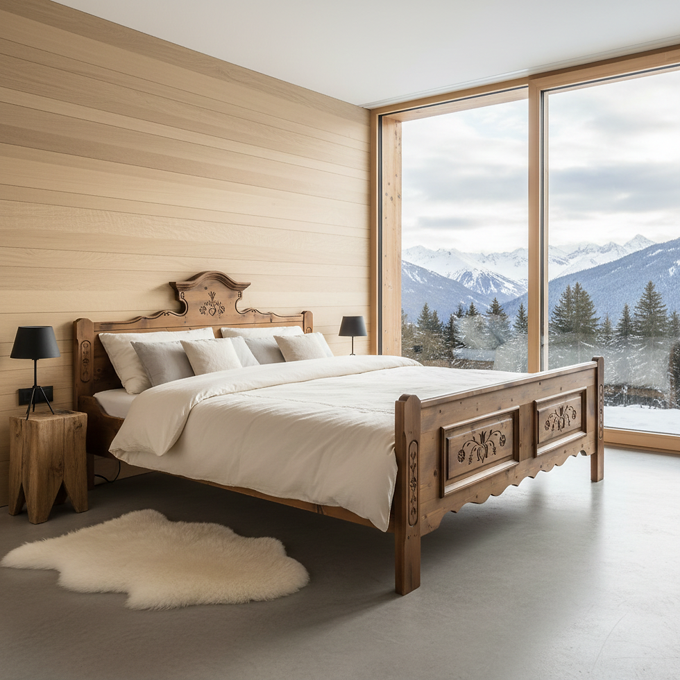 Bauernbett | Voglauer 1600 200x200 cm Landhausstil