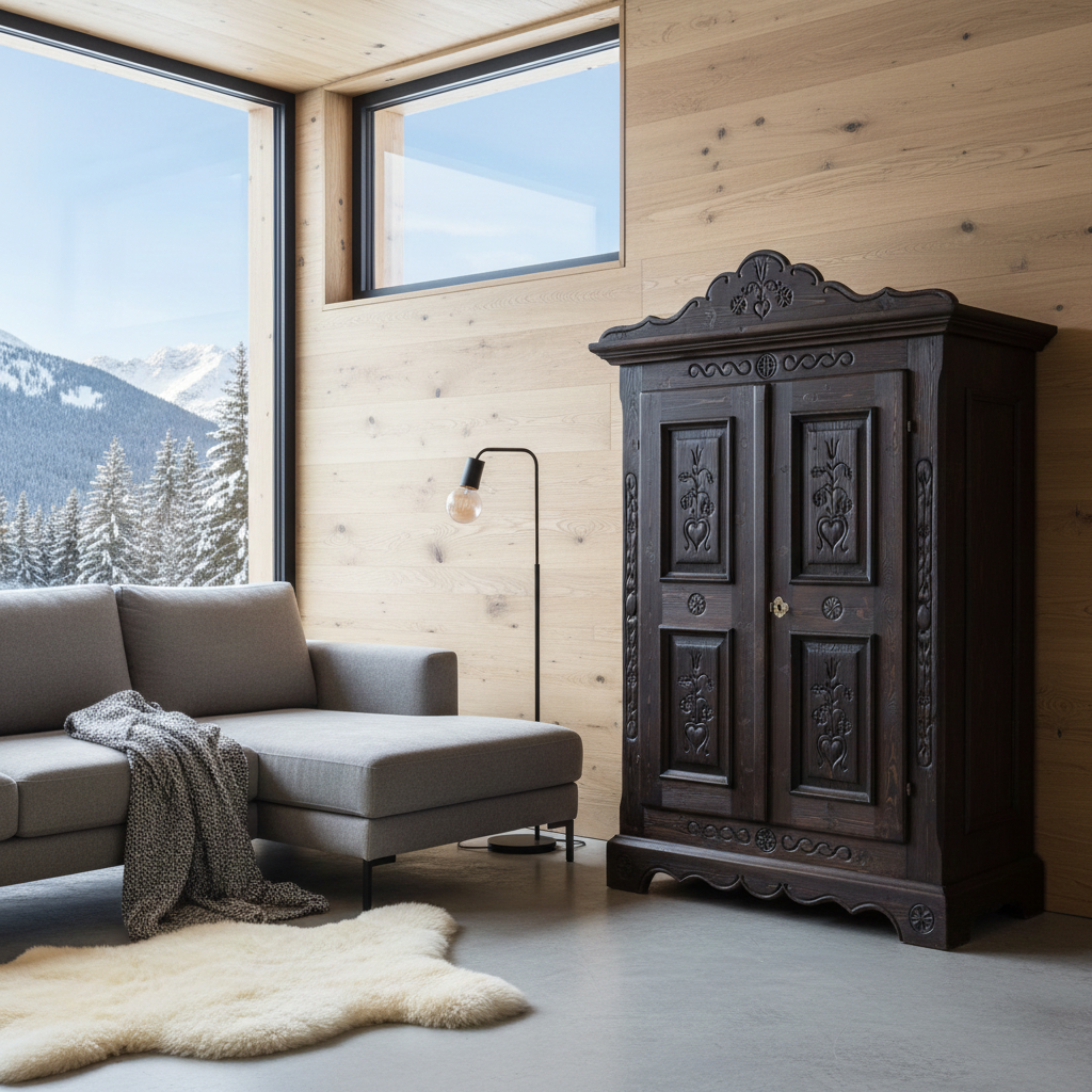 Bauernschrank | Voglauer Anno 1600 dunkel 2 Türen