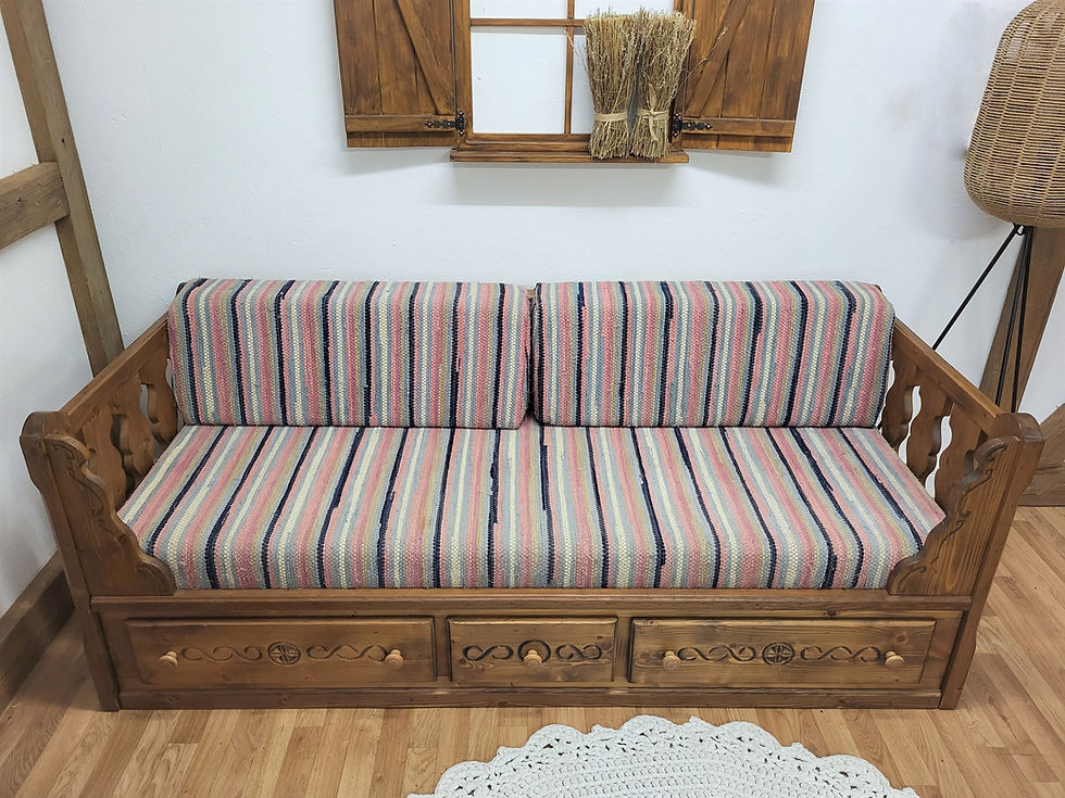 Miniaturbild: Sofa Landhausstil Holz | Voglauer 1600