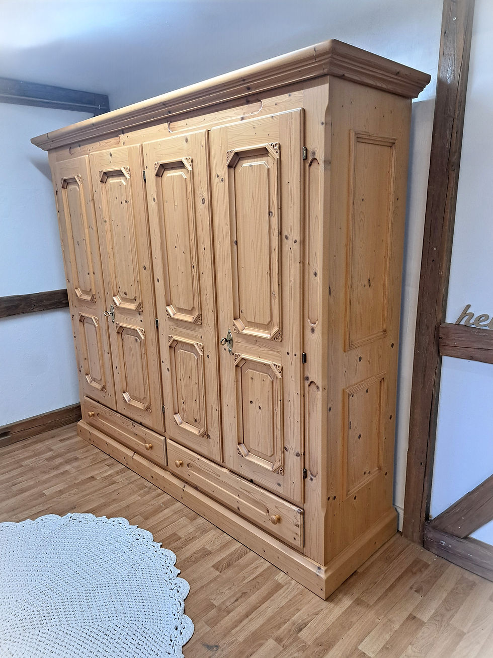 Miniaturbild: Bauernschrank | Voglauer Anno 1800 Gold 4 Türen hoch