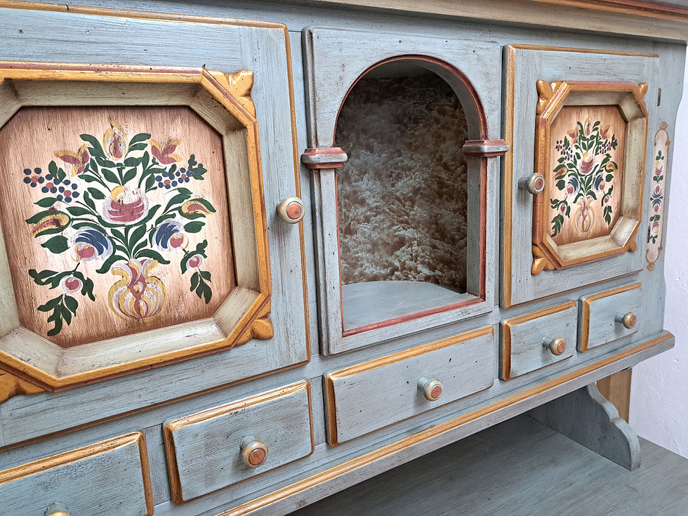 Miniaturbild: Buffetschrank antik | Voglauer 1700 blau