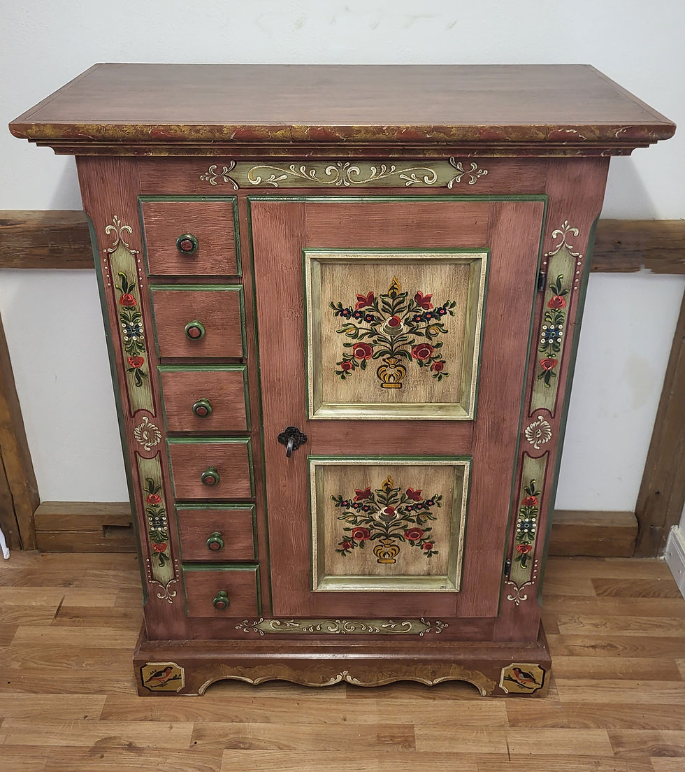 Miniaturbild: Bauernschrank | Voglauer 1800 rosa Brotschrank
