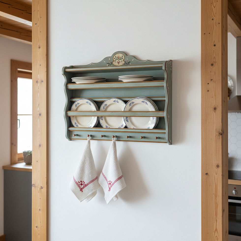 Tellerregal | Voglauer 1700 blau