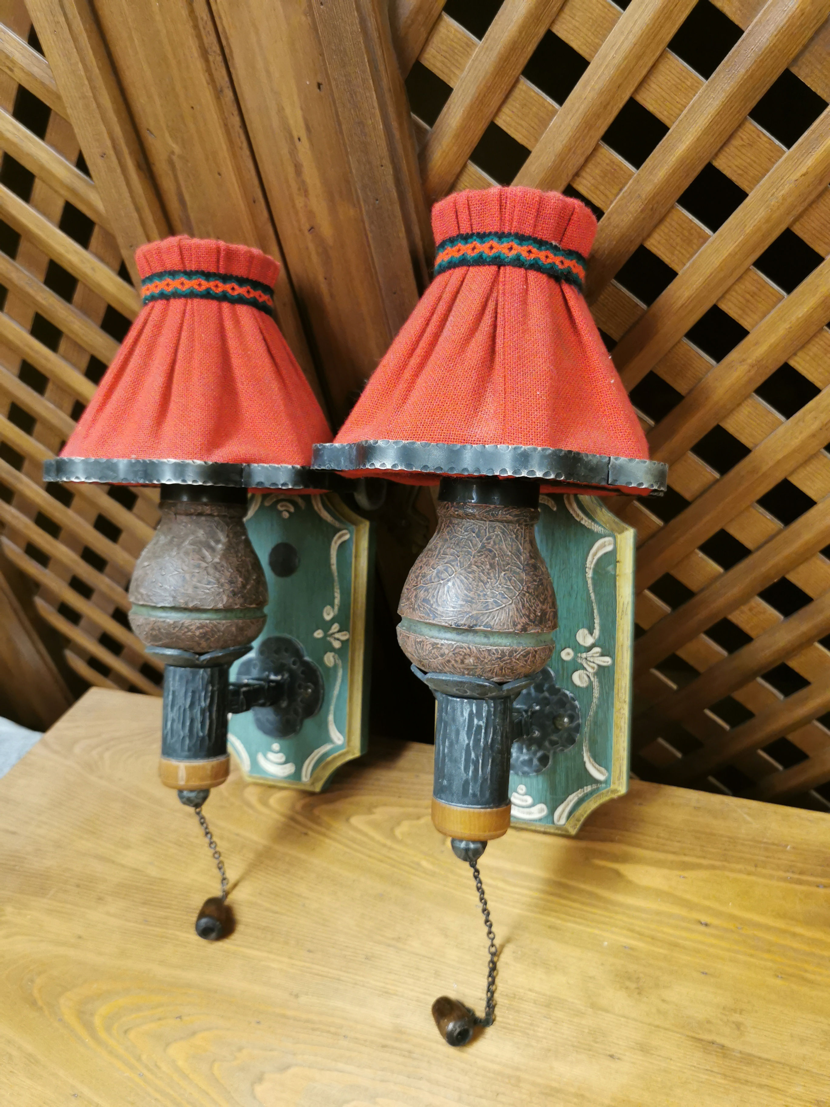 Anno 1800, altblau, Wandlampen