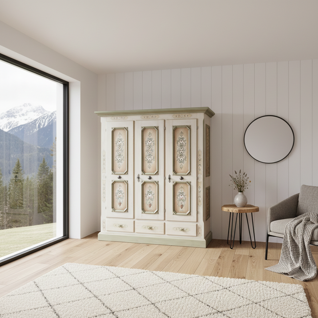 Bauernschrank | Voglauer Anno 1700 weiß 3 Türen