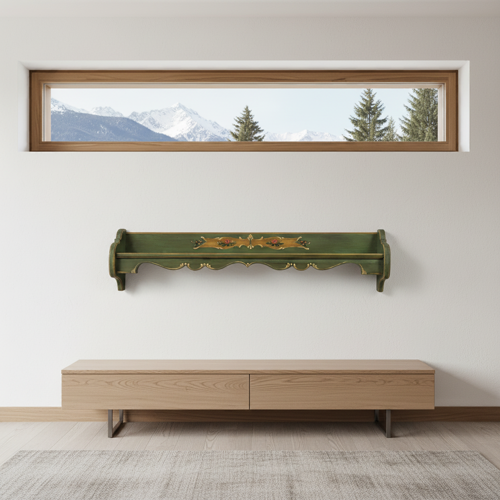 Regal Landhausstil | Voglauer 1800 blau Breite 148 cm