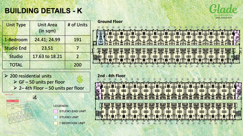 SMDC Glade Residences Floor Plan Building K