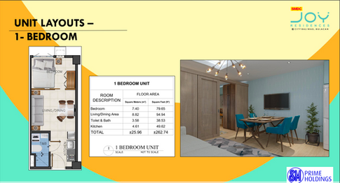 SMDC Joy Residences Unit Type 1 Bedroom 25.96 sqm.png