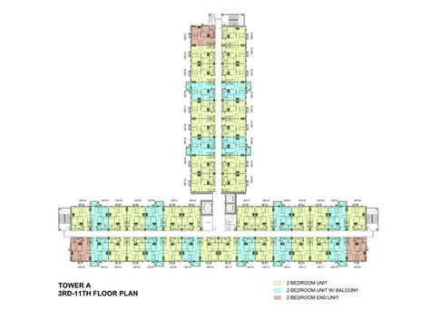 SMDC Charm Residences Tower A Floor Plan
