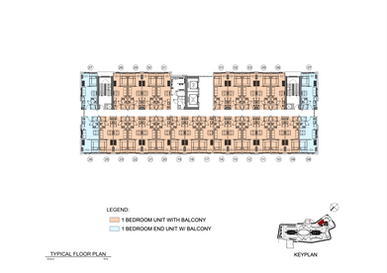 SMDC Field Residences Tower 9 Typical Floor Plan