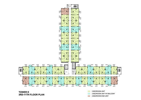 SMDC Charm Residences Tower E Floor Plan
