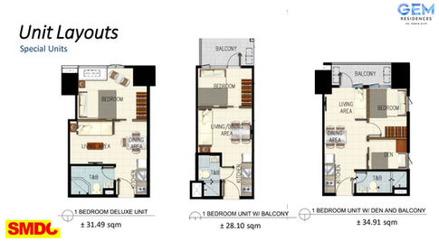 SMDC Gem Residences Unit Layout 1 Bedrooms 2.jpeg