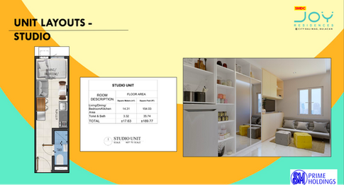 SMDC Joy Residences Unit Type Studio 17.63 sqm.png